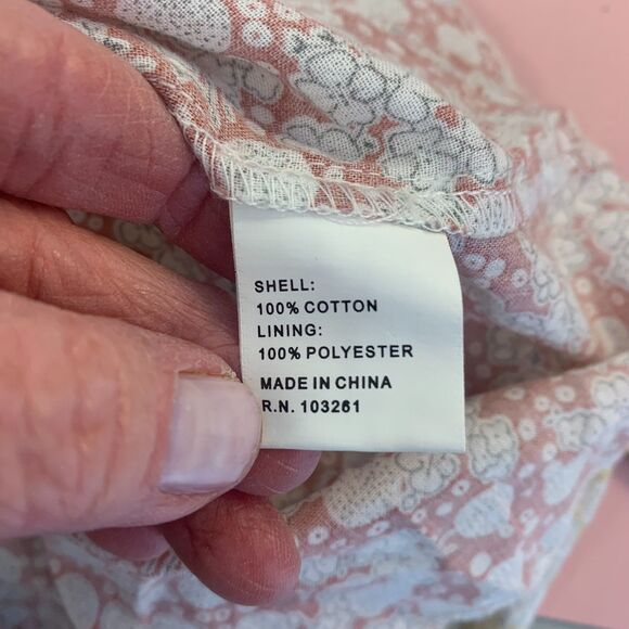 VTG Womens Funky People‎ Crochet Floral Dress Boho Cottage Mixed Media Size Med - Picture 8 of 13